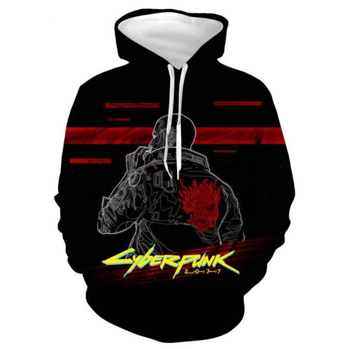 Cyberpunk Johnny pullover hoodie